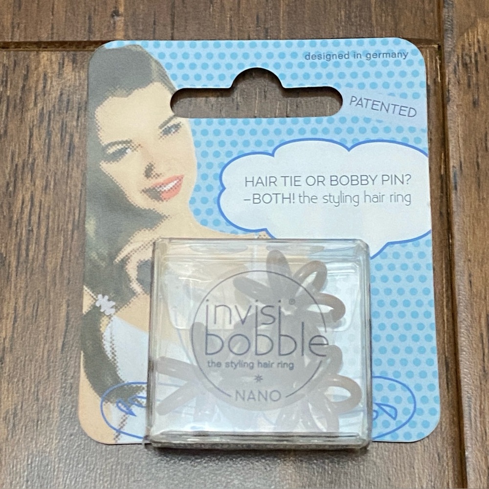 NWT Invisibobble Tiny hair ties - Brown